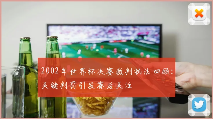 2002年世界杯决赛裁判执法回顾：关键判罚引发赛后关注